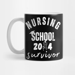 Nursing School Survivor, Nurse Graduation Mug